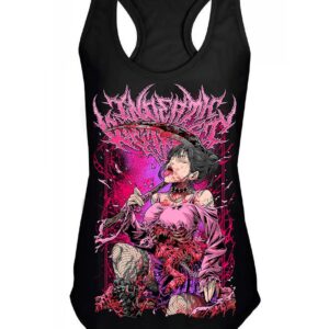 Debardeur Femme InDeathWeTrust Bloody Pink