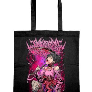 Tote Bag InDeathWeTrust Bloody Pink