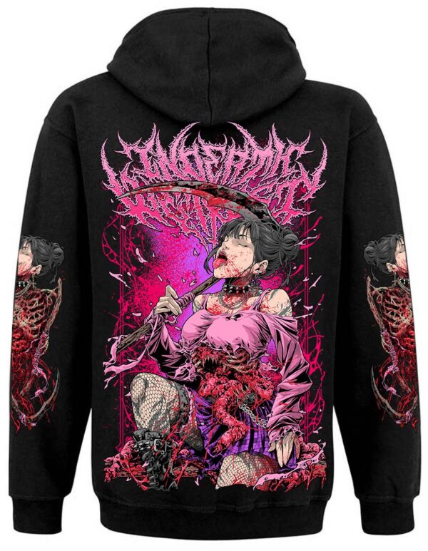 Sweat Unisexe InDeathWeTrust Bloody Pink