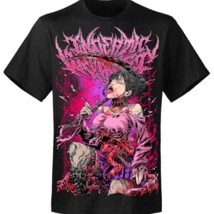 T-shirt Unisexe InDeathWeTrust Bloody Pink