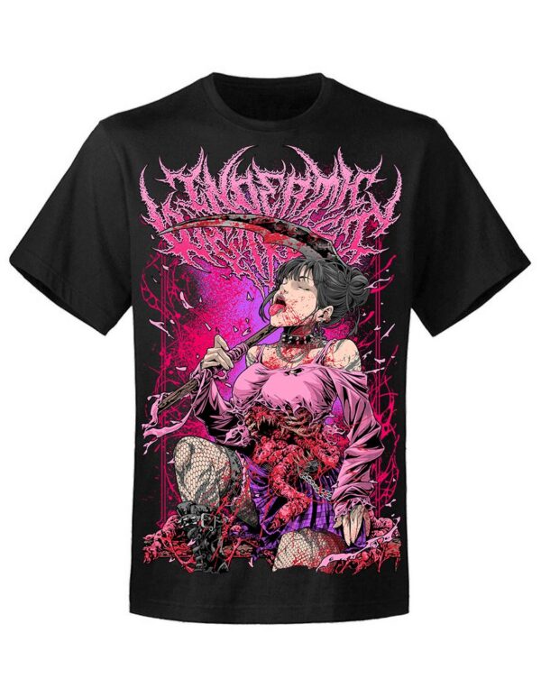 T-shirt Unisexe InDeathWeTrust Bloody Pink