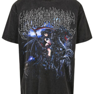 T-shirt Oversize Unisexe Anthracite InDeathWeTrust Apocalypse