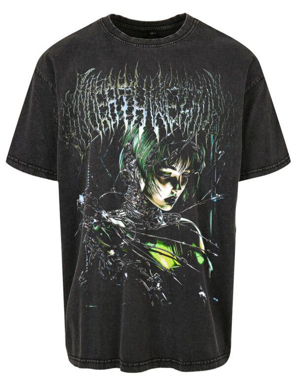 T-shirt Oversize Unisexe Anthracite InDeathWeTrust Neon Gen