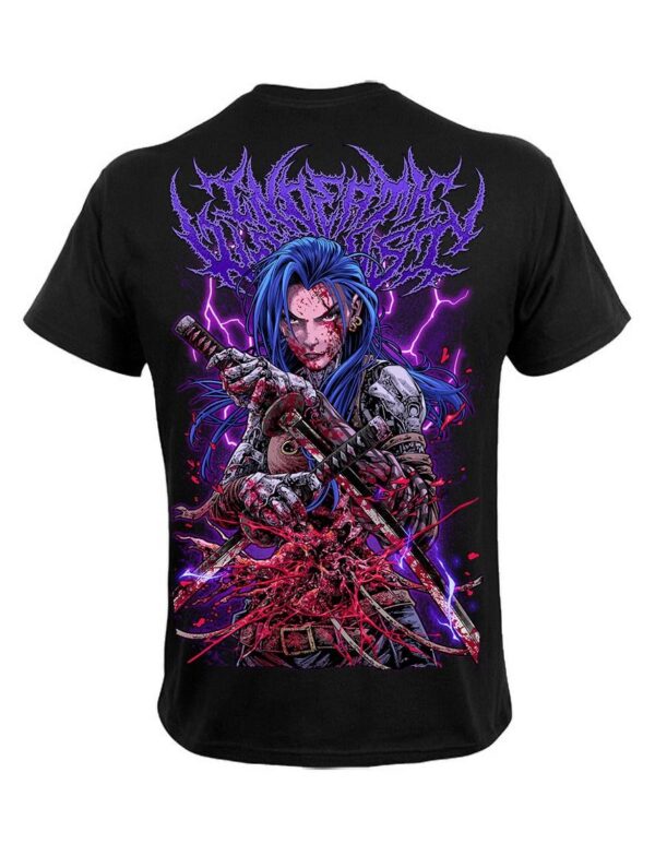 T-shirt Unisexe InDeathWeTrust Blue Katana