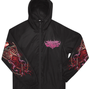 Coupe Vent InDeathWeTrust Bloody Pink