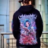 Sweat Unisexe InDeathWeTrust Blue Katana