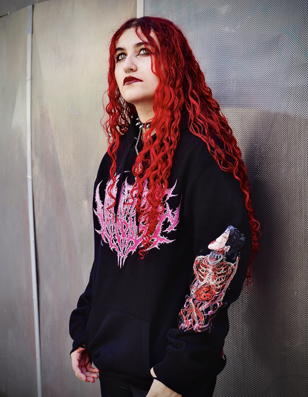 Sweat Unisexe InDeathWeTrust Bloody Pink