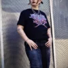 T-shirt Unisexe InDeathWeTrust Blue Katana