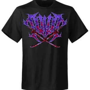 T-shirt Unisexe InDeathWeTrust Blue Katana