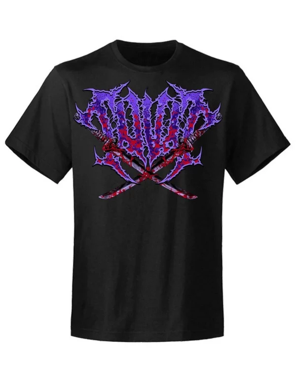 T-shirt Unisexe InDeathWeTrust Blue Katana