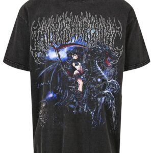 T-shirt Oversize Unisexe Anthracite InDeathWeTrust Apocalypse