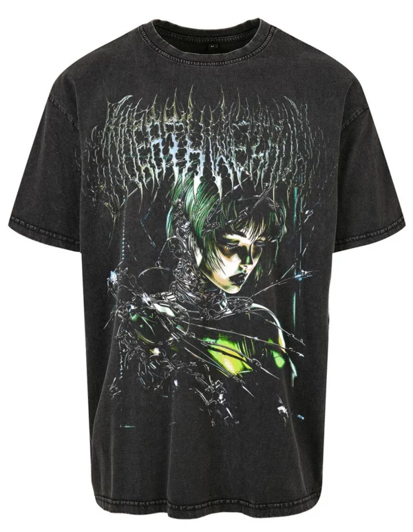 T-shirt Oversize Unisexe Anthracite InDeathWeTrust Neon Gen
