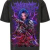 7fa63252a705519cc6ff77fe83040da6510c6696-4.jpg T-Shirt Oversize Unisexe Anthracite InDeathWeTrust Blue Katana
