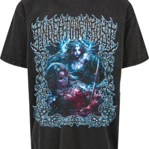 Sans-titre-3.png T-Shirt Oversize Unisexe Anthracite InDeathWeTrust Death Fairy