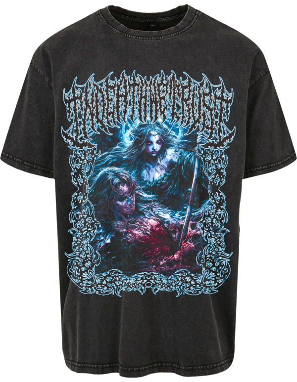 T-Shirt Oversize Unisexe Anthracite InDeathWeTrust Death Fairy